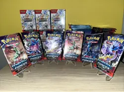 Pokemon TCG Scarlet & Violet Temporal Forces Booster Packs Lot 6 Factory Sealed - Image 1