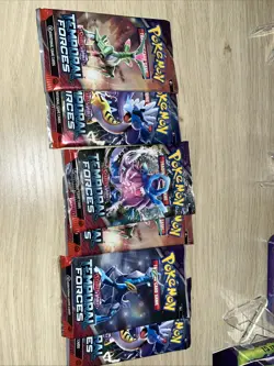 Pokemon TCG Scarlet & Violet Temporal Forces Booster Packs Lot 6 Factory Sealed - Image 5