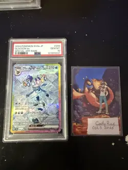 Japanese Glaceon EX 206/187 PSA 10 Terrestrial Festival SAR Pokemon 2024 - Image 1