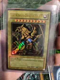 6 The Winged Dragon of Ra 1996 Yugioh GBI-003 Promo Blue Eyes White Dragon - Image 4