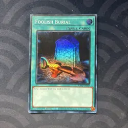 Yu-Gi-Oh! Foolish Burial RA02-EN049 Super Rare - Image 1