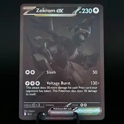 [ART CARD] Zekrom ex 172/086 CUSTOM- High Quality Texture *READ DESCRIPTION* - Image 1