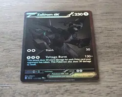 [ART CARD] Zekrom ex 172/086 CUSTOM- High Quality Texture *READ DESCRIPTION* - Image 3