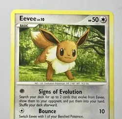 Eevee 59/111 (LP) Common Platinum: Rising Rivals 2009 Pokemon Card - Image 3