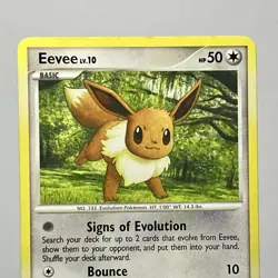 Eevee 59/111 (HP) Common Platinum: Rising Rivals 2009 Pokemon Card - Image 3