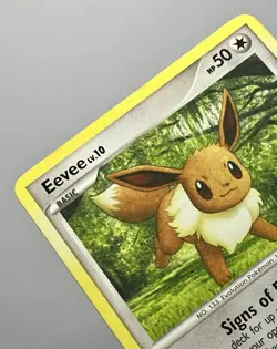 Eevee 59/111 (HP) Common Platinum: Rising Rivals 2009 Pokemon Card - Image 4