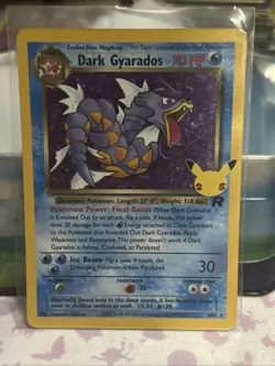 Dark Gyarados 8/82 Celebrations 25th Anniversary NM Holo Foil Rare Pokemon Card - Image 1