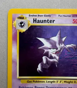 Haunter Holo Rare 6/62 Ink Smear Stain MISPRINT ERROR, Pokemon TCG Raw Card - Image 2