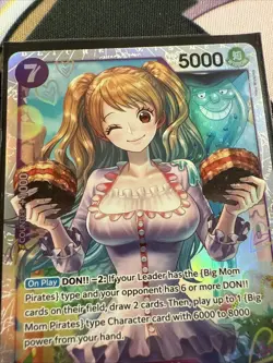 Charlotte Pudding PRB02-010 SR ONE PIECE Card The Best 2 - ONE PIECE ENGLISH - Image 4