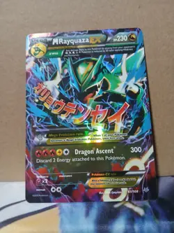 M Rayquaza EX 61/108 XY Roaring Skies Ultra Holo Rare Card Pokemon TCG NM Mint - Image 2