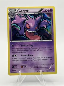 Gengar 60/162 Breakthrough Holo Pokemon Card Rare 2015 NM - Image 1