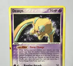 Deoxys 18/107 (HP) Non-Holo Rare EX Deoxys 2005 Pokemon Card - Image 3