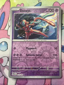 Deoxys 74/182 Reverse Holo | Paradox Rift | Pokemon Card NM - Image 1