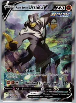 Rapid Strike Urshifu V (Alternate Art) 153/163 Battle Styles - Pokemon Card - NM - Image 1
