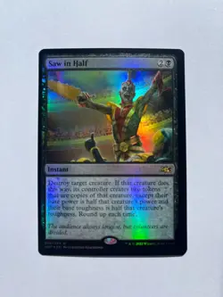 Saw in Half Unfinity Foil NM MTG - Image 1