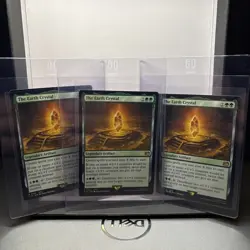3X - The Earth Crystal Final Fantasy Regular - NM #184 MTG Magic The Gathering - Image 1