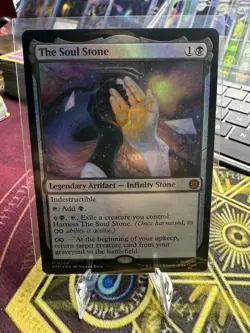 The Soul Stone Marvel's Spider-Man Foil M66 MTG NM Magic The Gathering - Image 1