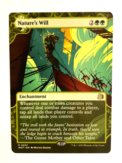 MTG - Nature's Will / Wilds of Eldraine: Enchanting Tales / Regular / NM - Image 1