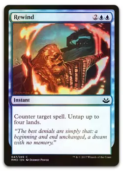 Rewind #47 (Foil) (NM) Modern Masters 2017 MM3 Magic MTG - Image 1