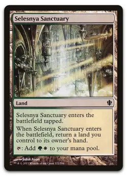 Selesnya Sanctuary #322 (LP) Commander 2013 C13 Magic MTG - Image 1