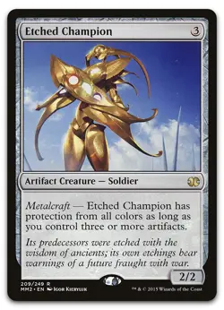 Etched Champion #209 (NM) Modern Masters 2015 MM2 Magic MTG - Image 1