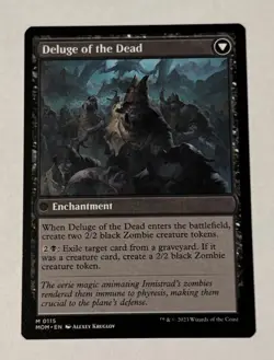 MTG Invasion of Innistrad Deluge of the Dead - March Of The Machine NM - Image 2