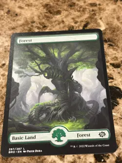 FOREST #287 Magic MTG The Brothers' War Full Art - Image 1