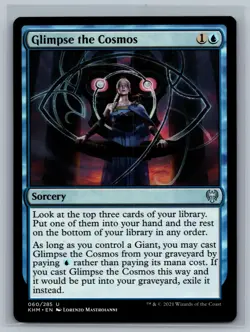 Magic The Gathering Kaldheim Glimpse the Cosmos #060/285 MTG TCG CCG - Image 1