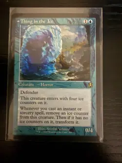 MTG - Innistrad Remastered: Thing In The Ice/Awoken Horror (460) - Rare - NM - Image 1