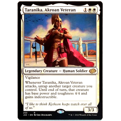 x1 Taranika, Akroan Veteran J22 MTG M/NM White Rare Legendary Creature Human TCG - Image 1