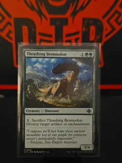 Thrashing Brontodon [The Lost Caverns of Ixalan] Magic MTG NM U 0216 - Image 1