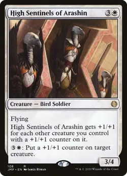 High Sentinels of Arashin Jumpstart MTG MAGIC BIRD SOLDIER #108 R O252 - Image 1