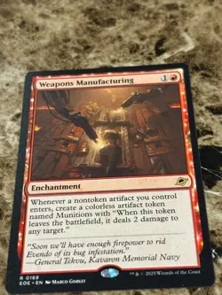 WEAPONS MANUFACTURING Magic MTG Edge of Eternities - Image 1