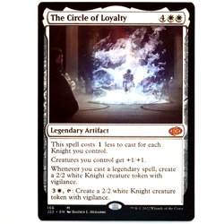 x1 The Circle of Loyalty J22 MTG M/NM White Mythic Legendary Artifact TCG CCG - Image 1