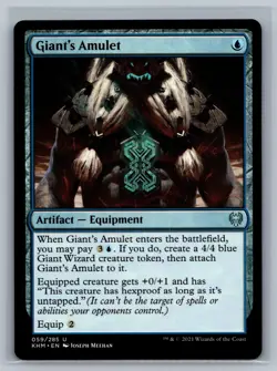 Magic The Gathering Kaldheim Giant's Amulet #059/285 MTG TCG CCG - Image 1
