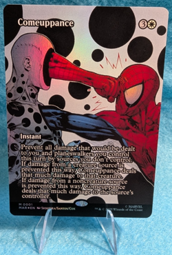 x1 Comeuppance (Borderless) (Foil) MTG Marvel Spider-Man Universe Eternal - #1 - Image 1