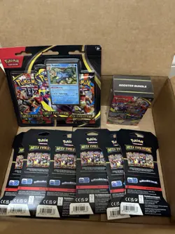 Pokemon Mega Evolution Sleeved Booster Pack Random Art - Image 2