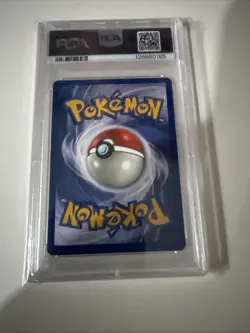 1999 Pokemon Vaporeon Jungle Set Holo Rare Card 12/64 PSA 4 - Image 2