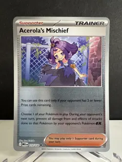 Acerola's Mischief (Reverse Holo) 113/132 Uncommon Pokemon Mega Evolution - Image 1