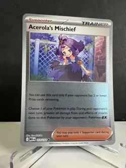 Acerola's Mischief (Reverse Holo) 113/132 Uncommon Pokemon Mega Evolution - Image 3