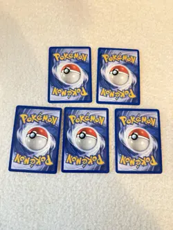 Voltorb 69/82 Team Rocket Regular Finish 1st Edition Lot Of 5 Pokemon Cards Vtg - Image 4