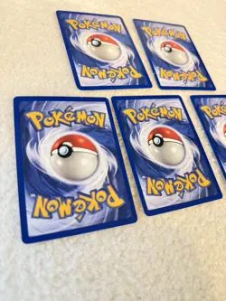 Voltorb 69/82 Team Rocket Regular Finish 1st Edition Lot Of 5 Pokemon Cards Vtg - Image 5