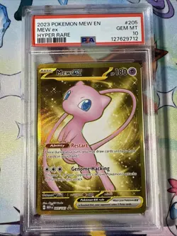 2023 POKEMON MEW EN-151 HYPER RARE #205 MEW EX PSA 10 #205 - Image 1