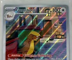 Gumshoos 153/132 Illustration Rare Pokemon Mega Evolution NM - Image 2