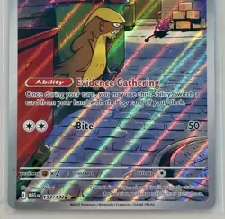 Gumshoos 153/132 Illustration Rare Pokemon Mega Evolution NM - Image 3