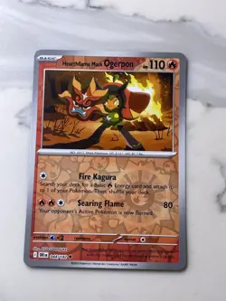 Pokemon TCG Hearthflame Mask Ogerpon 044/182 SV10: Destined Rivals NM - Image 1