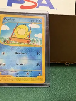 Pokemon TCG: Psyduck #104/147 Aquapolis Common, WOTC Vintage, LP - Image 4