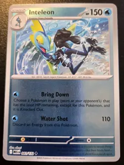 Inteleon 041/132 Reverse Holo Uncommon Mega Evolution Pokemon TCG - Image 1