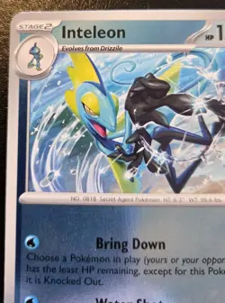 Inteleon 041/132 Reverse Holo Uncommon Mega Evolution Pokemon TCG - Image 2