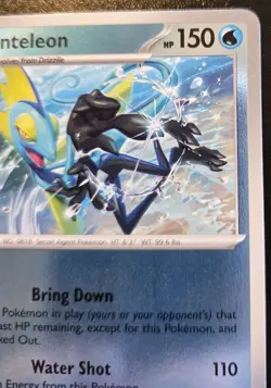 Inteleon 041/132 Reverse Holo Uncommon Mega Evolution Pokemon TCG - Image 3